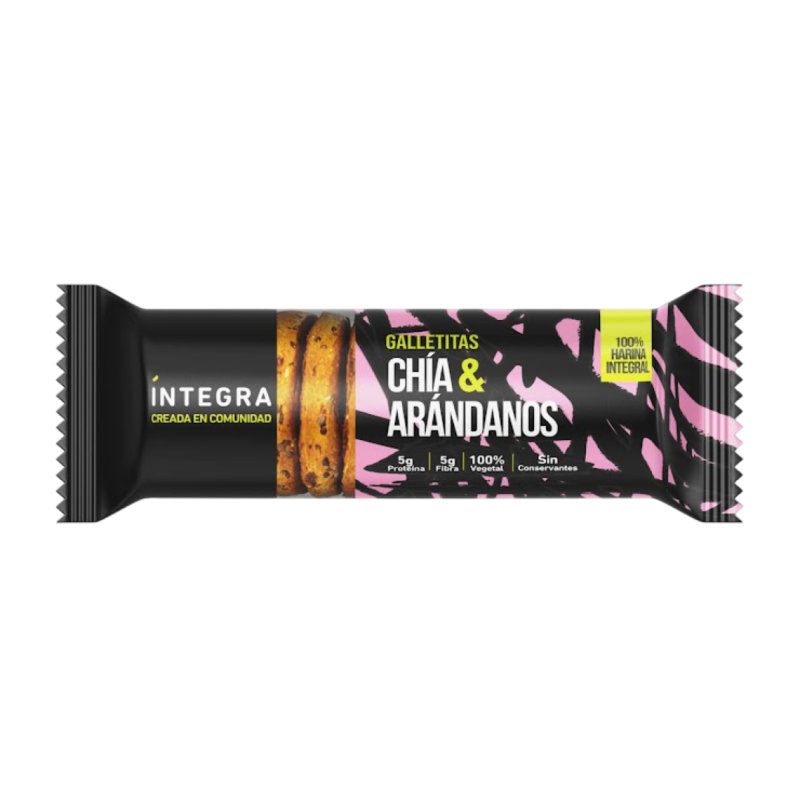 Galletitas chía y arándanos 200grs Integra