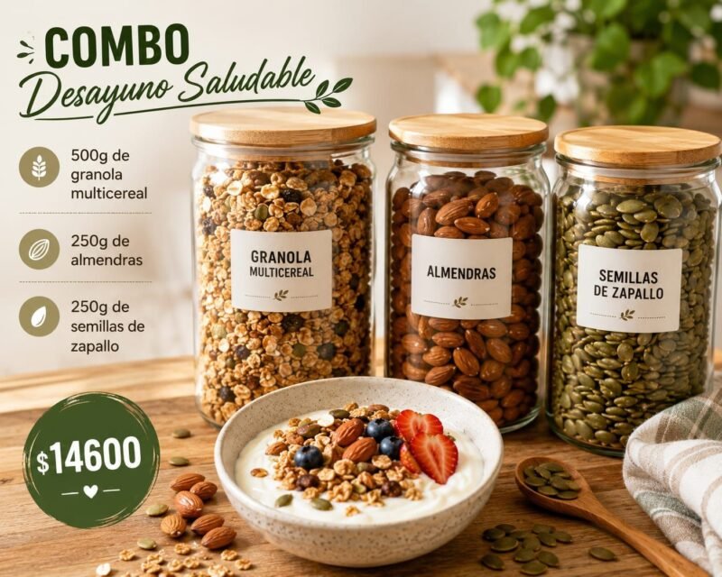Combo desayuno saludable