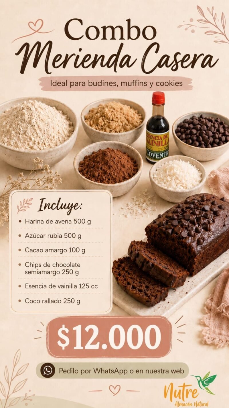 Combo merienda casera