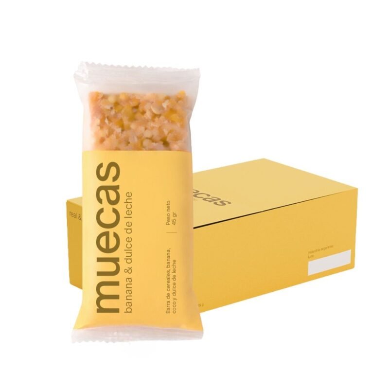 muecas banana Barrita banana y dulce de leche 45grs - Imagen 1