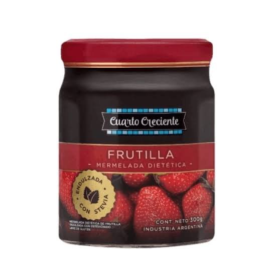 Mermelada de frutilla con stevia 280grs
