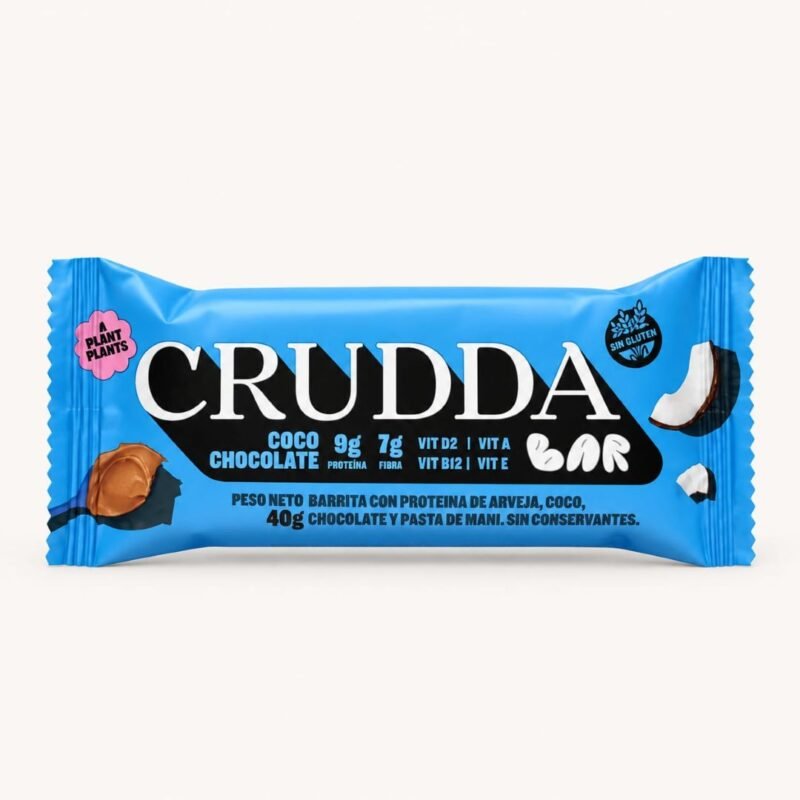 crudda coco y chocolate 23-9 Barrita Crudda coco y chocolate 40grs - Imagen 1